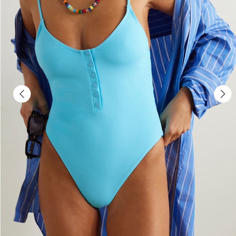Melissa Odabash Cannes Turquoise One Piece Swimsuit